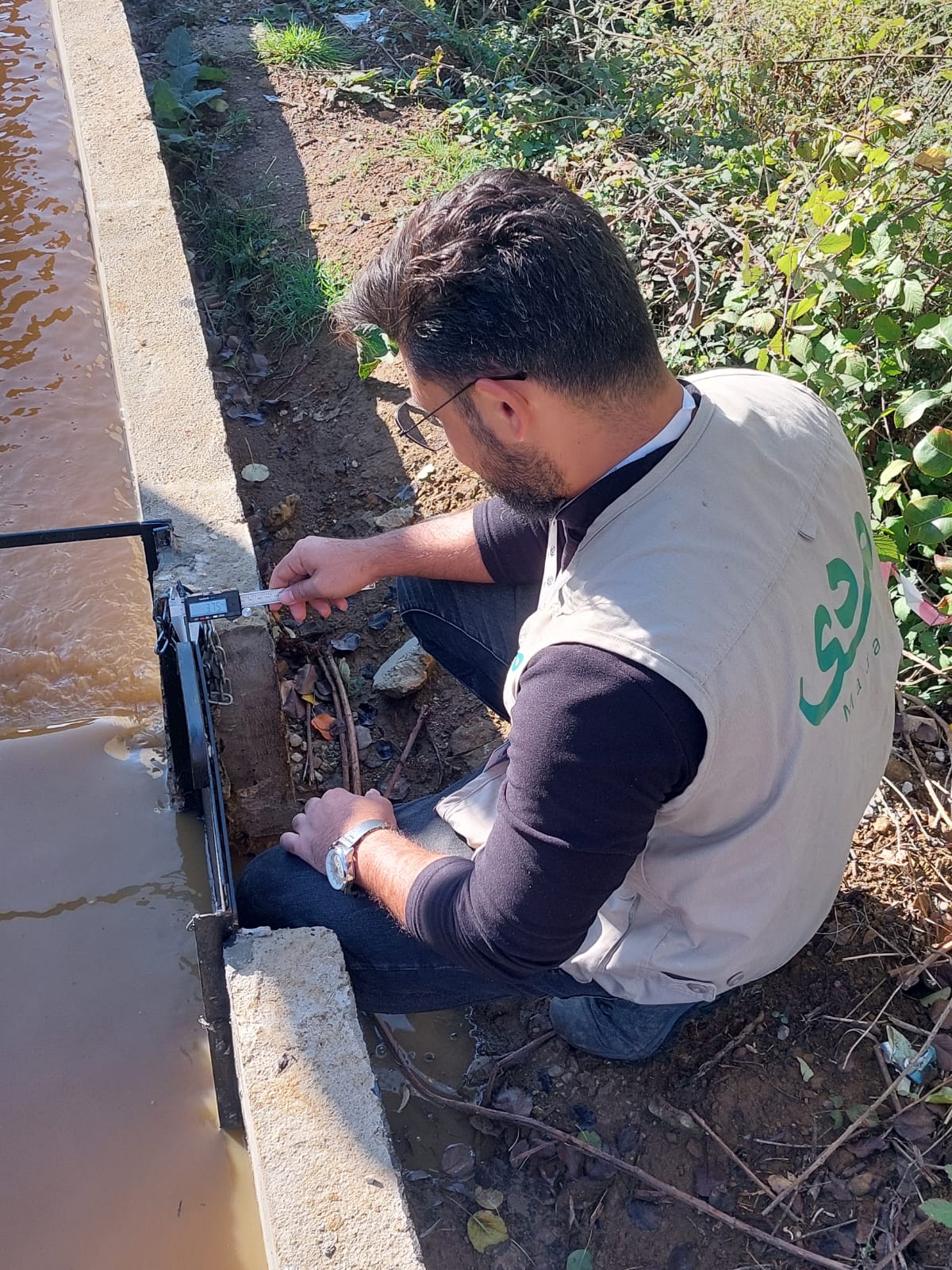 Irrigation channel rehabilitation in hrar akkar in partnership with arche nova and funding from bmz 2